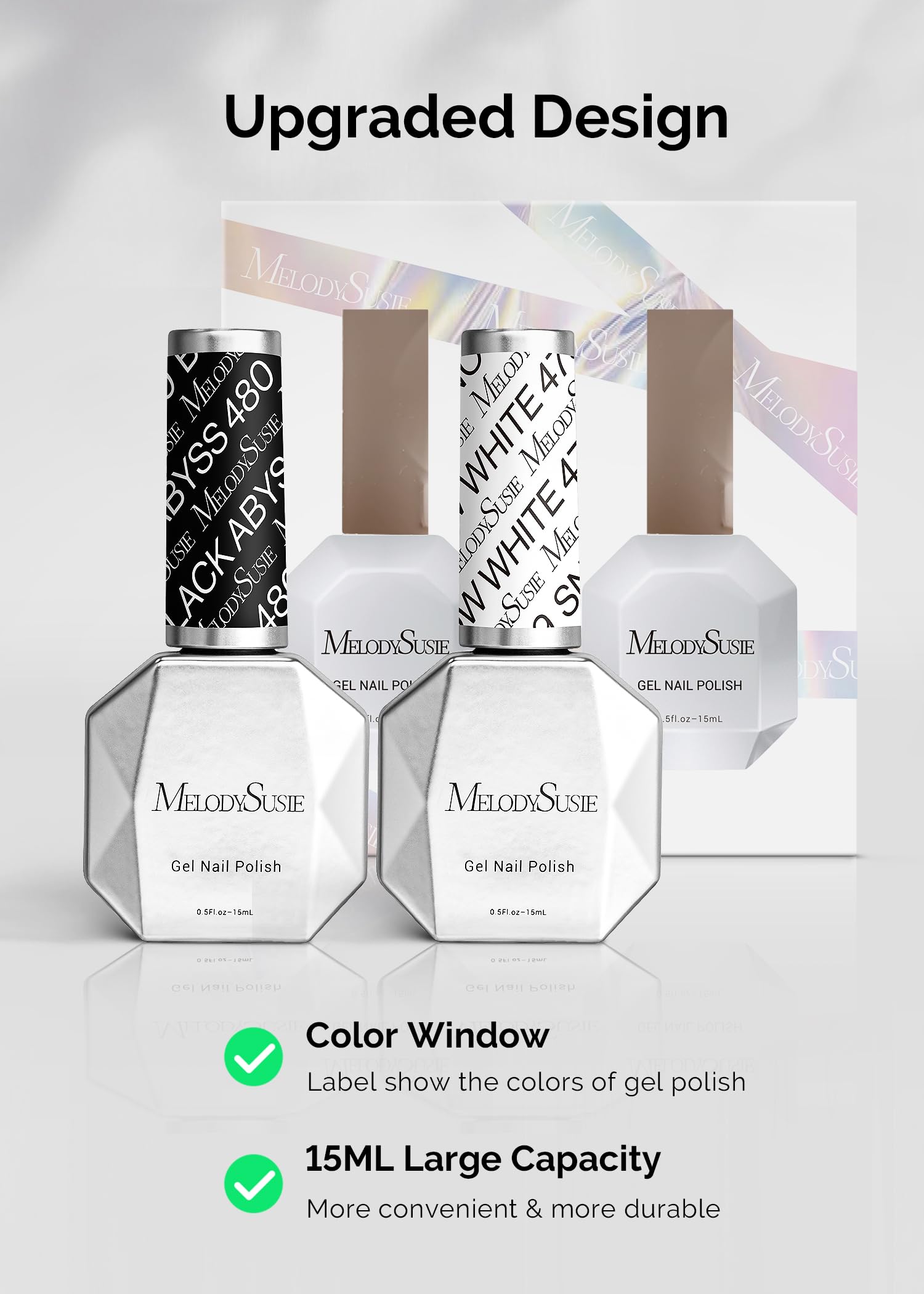 MelodySusie packaging box ready for gifting to nail enthusiasts.