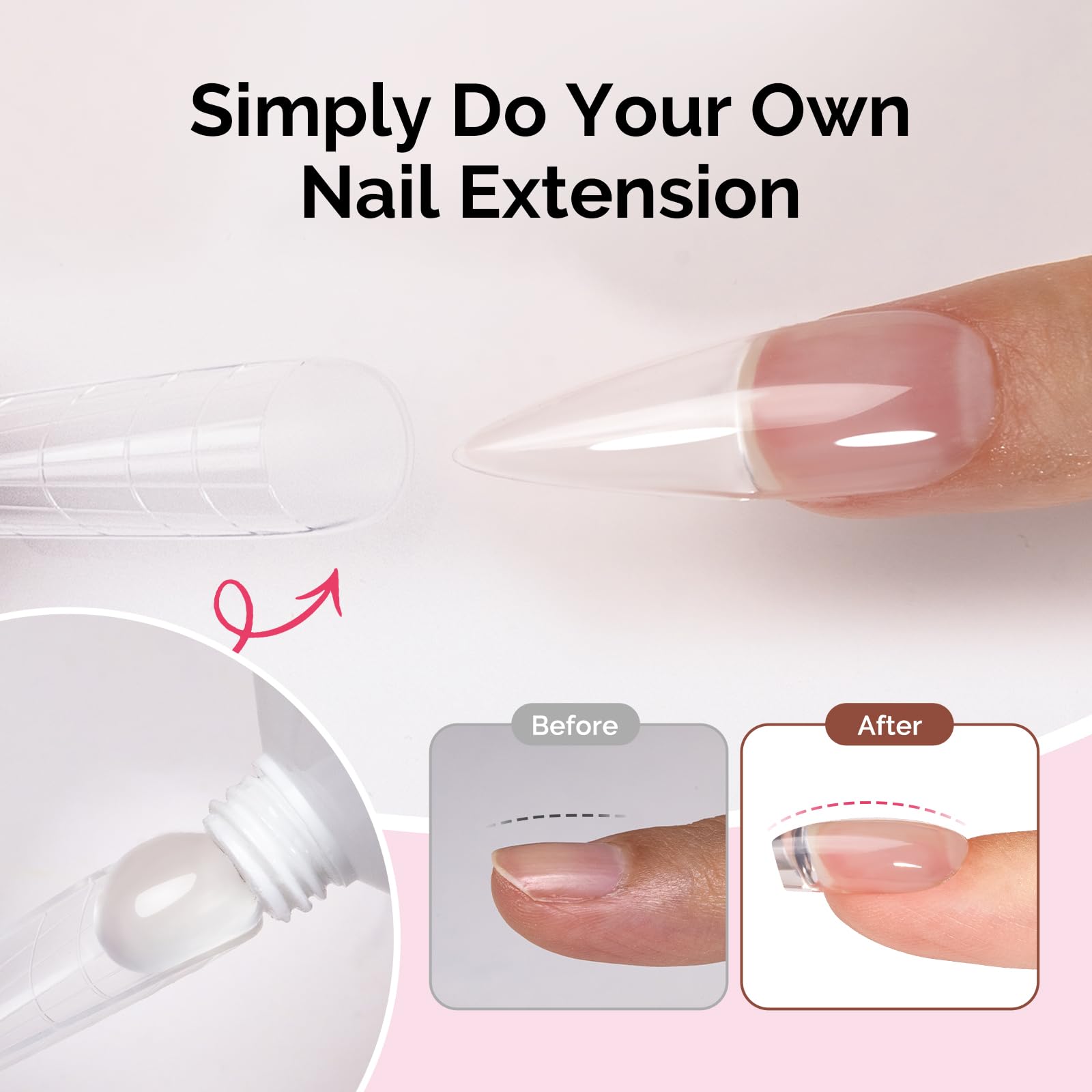 MelodySusie Poly Gel suitable for professional and DIY nail artists.