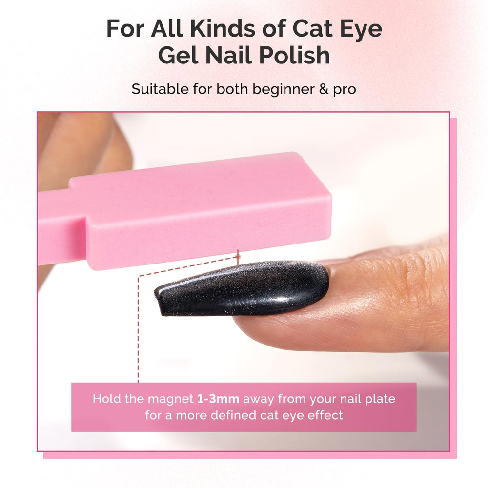 MelodySusie portable nail magnet fits cosmetic bag for on-the-go art.