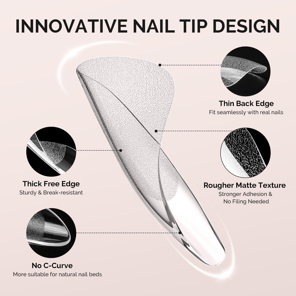 MelodySusie pre-etched no filing design saves salon time