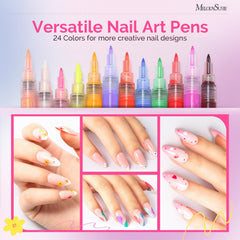 MelodySusie precision tip 0.7mm enables fine lines and detailed designs.