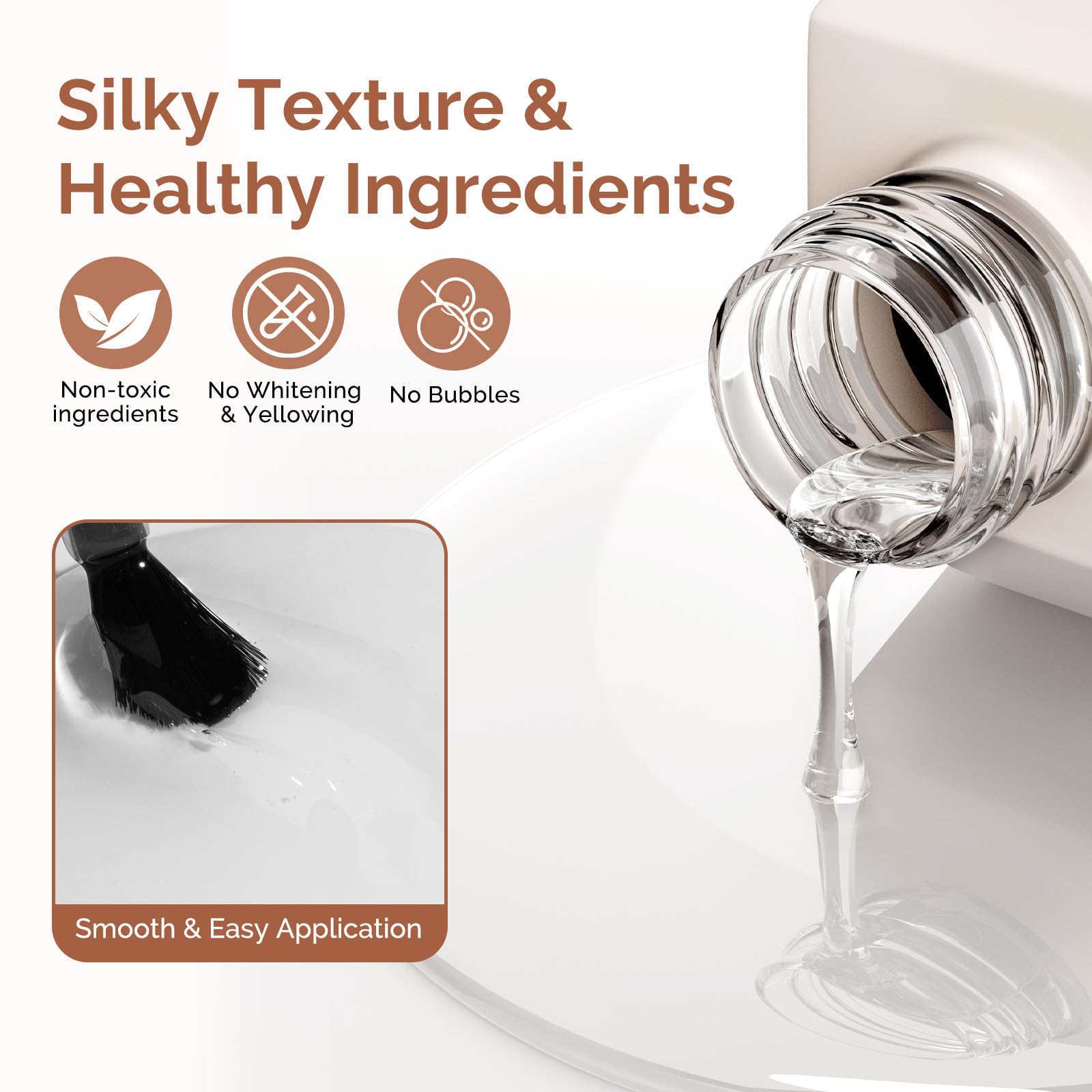 MelodySusie TPO-free formula emphasizing low odor and skin-friendly use.