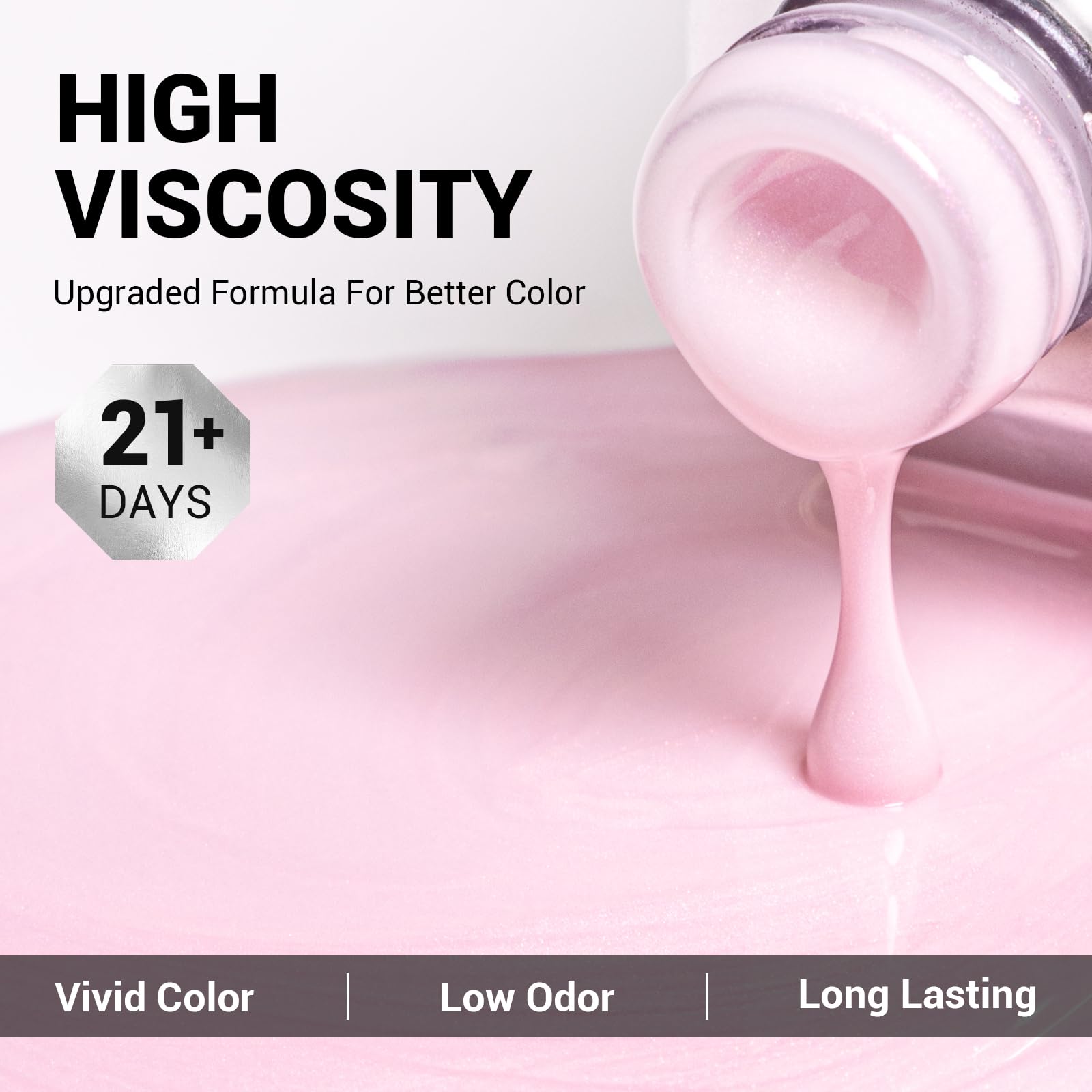 MelodySusie gel polish brush applying smooth, even color for a flawless look