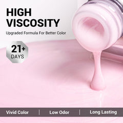 MelodySusie gel polish brush applying smooth, even color for a flawless look