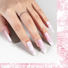 Swirl texture visible in MelodySusie gel polish for unique nail art flair