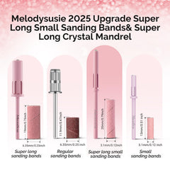 MelodySusie small long sanding bands for detailed gel surface work