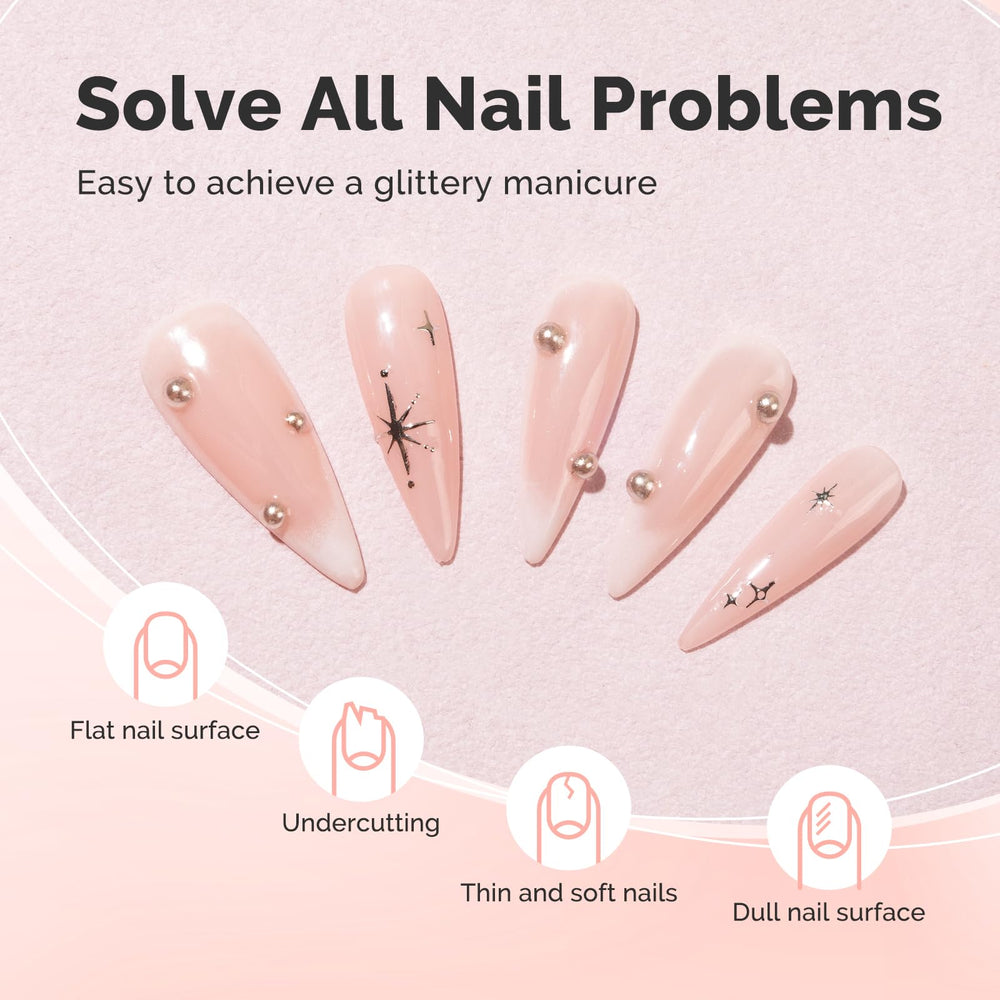 MelodySusie Soak-Off Builder Gel allows easy removal with minimal damage.