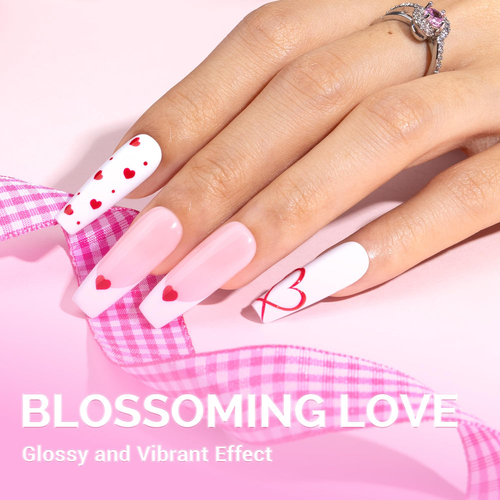 MelodySusie Thick Snow White gel polish brush stroke for even coverage.