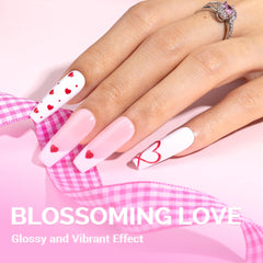 MelodySusie Thick Snow White gel polish brush stroke for even coverage.