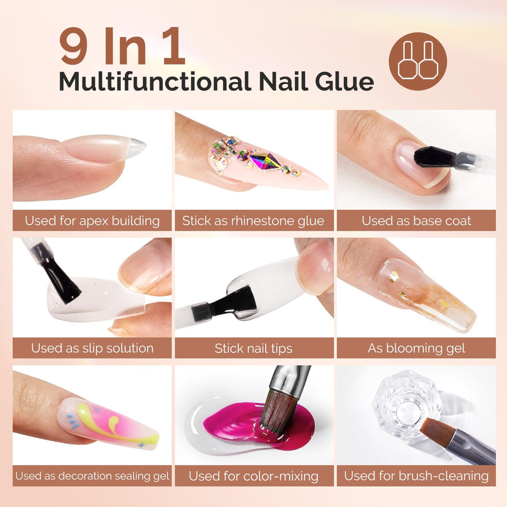 MelodySusie two 15ml bottles pack for at-home or salon use.