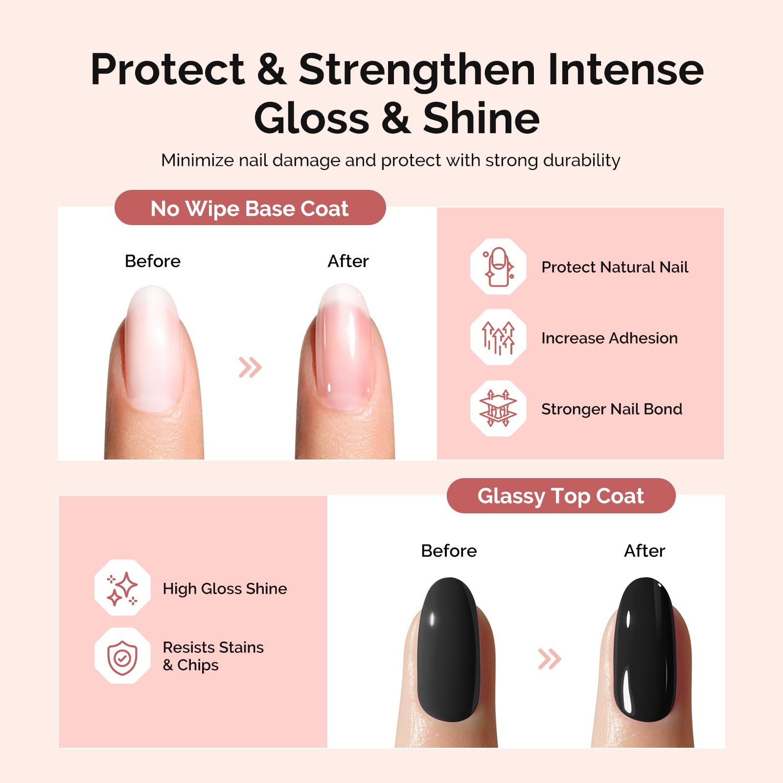 MelodySusie UV/LED nail lamp for quick curing of gel nails.