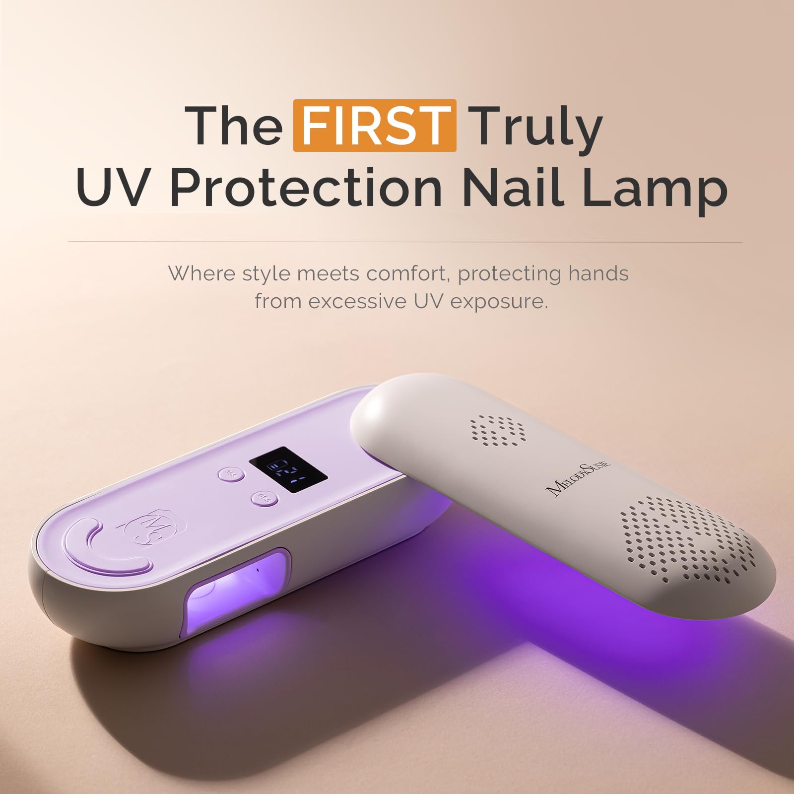 MelodySusie UV protection design minimizes exposure during curing