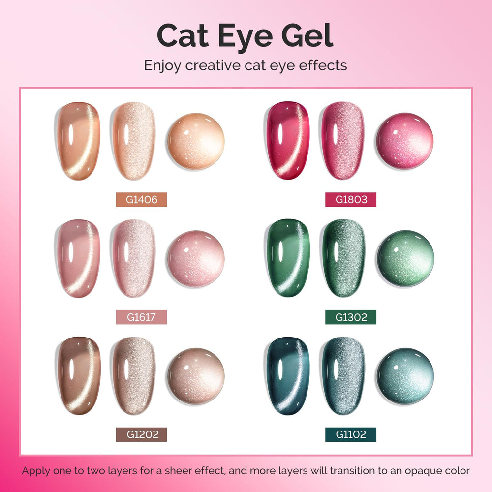 MelodySusie Velvet Gem green cat eye bottle captures vibrant color with shimmer.
