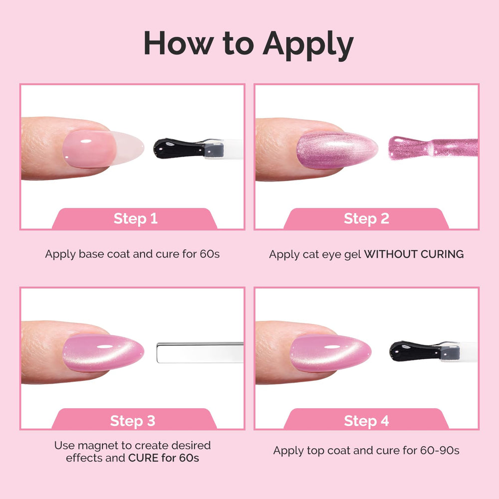 MelodySusie Velvet Gem UV nail polish cures under a UV lamp for fast results.