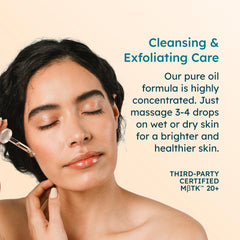 MELORA Manuka flowers steam-distilled essence highlights purity and potency.