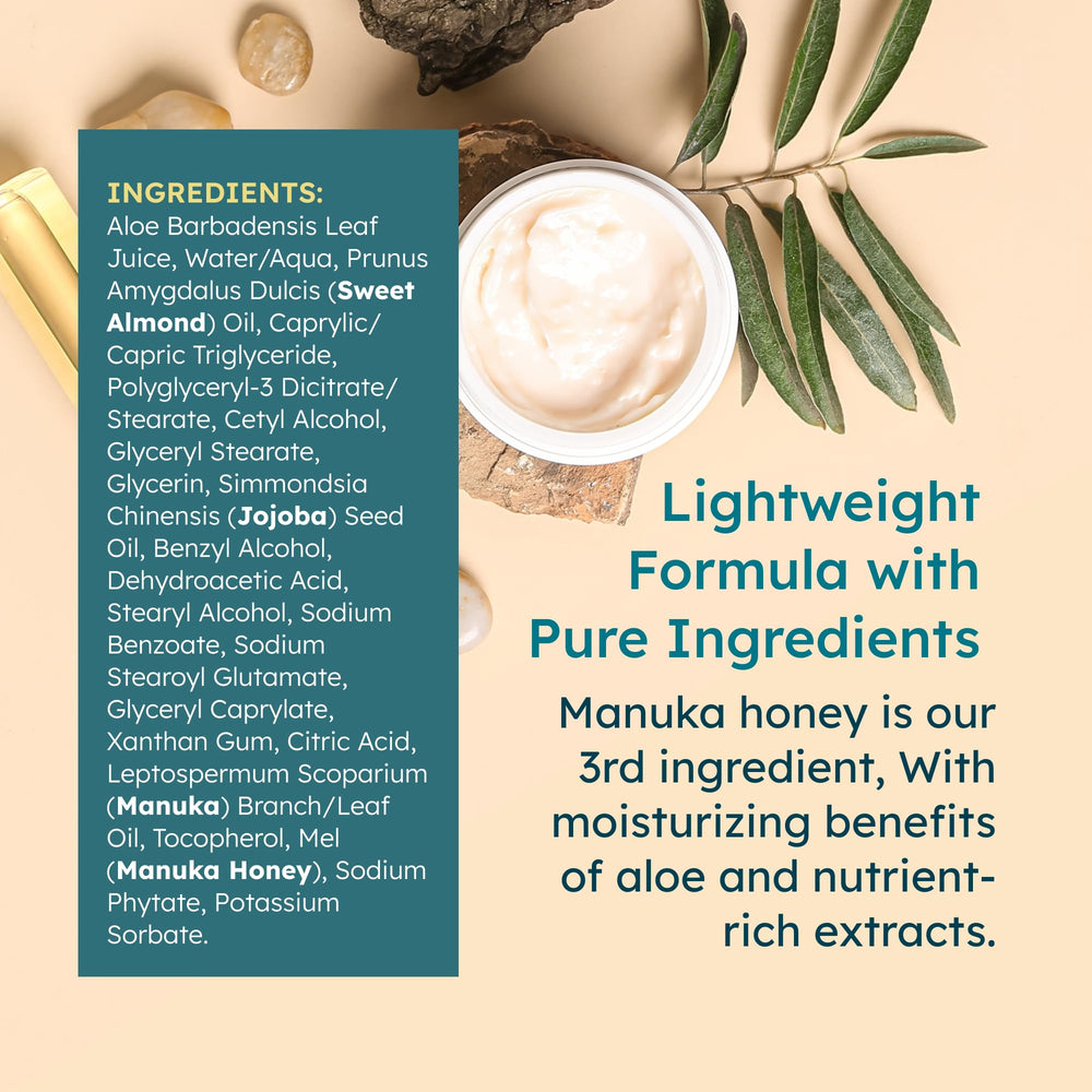 Applying Melora lotion on forearm delivers soothing moisture.