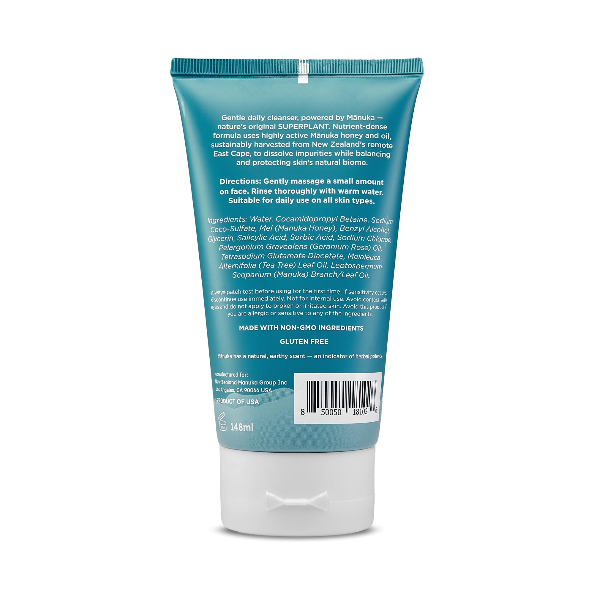 Close-up of Manuka honey shows rich texture that nourishes skin.