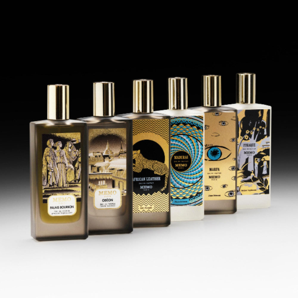 Memo Paris African Leather desert sunset ambience hints freedom and exploration.