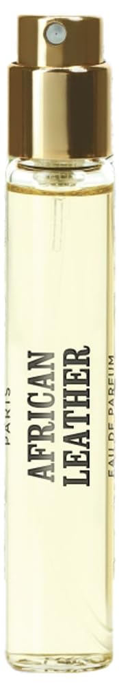 Memo Paris African Leather refill 10ml bottle close-up for travel use