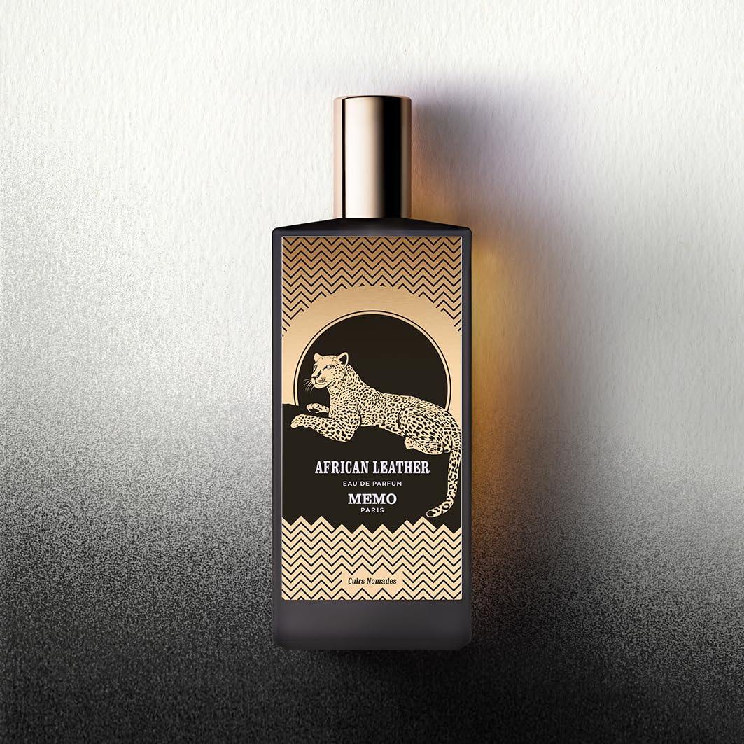 Memo Paris African Leather spice notes emphasize warm cardamom and saffron.