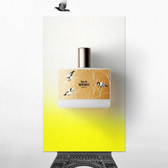 Memo Paris Eau de Memo bottle close-up, travel-friendly 100 ml.