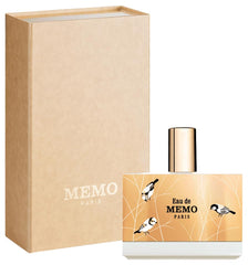 Memo Paris Eau de Memo cap shot, elegant leather hint.