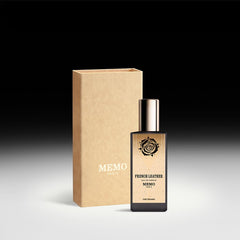 Memo Paris French Leather rose and lime notes close-up suggesting a fresh, sophisticated daytime scent.
