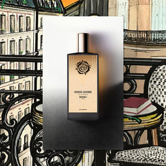 Memo Paris French Leather label detail signals craftsmanship and authentic scent.