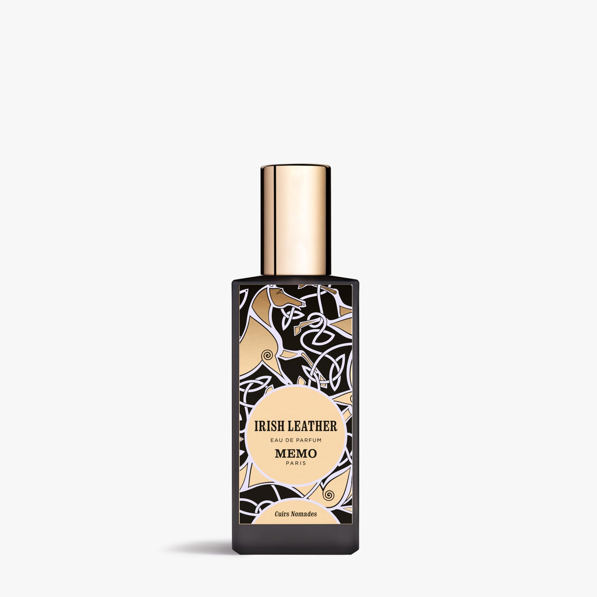 Memo Paris Irish Leather edp bottle for a refined signature scent.