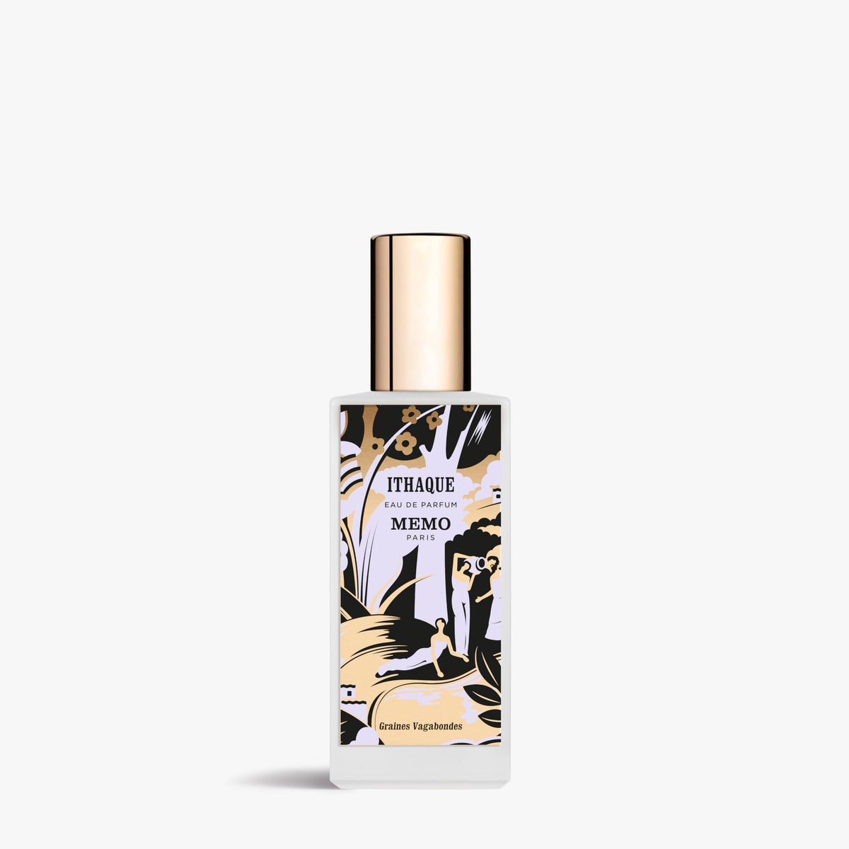 Memo Paris Ithaque bottle front view conveys elegant everyday luxury.