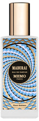 Memo Paris Madurai bottle front, luminous jasmine and sandalwood for elegant evenings.