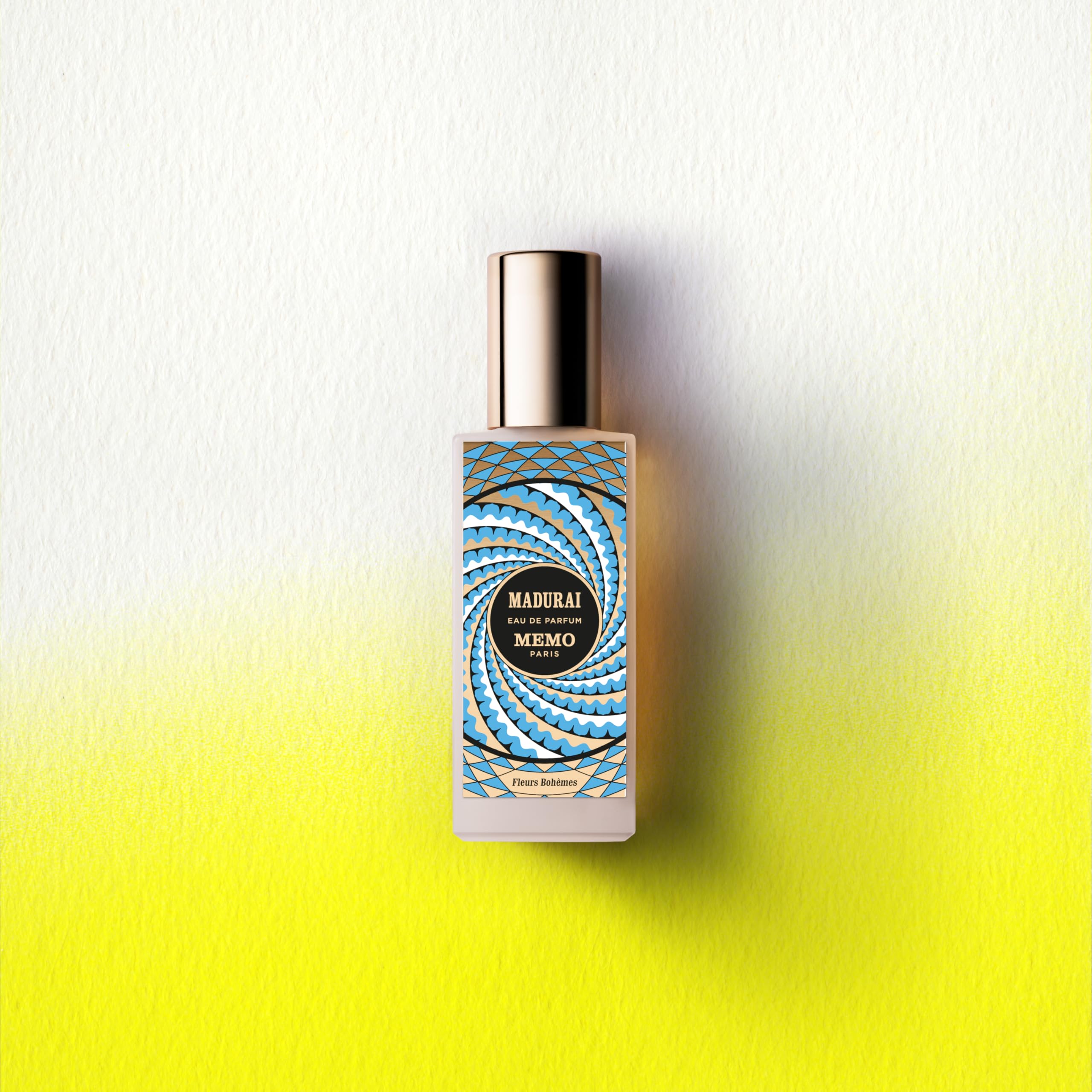 Memo Paris Madurai bottle with tuberose and citrus hints for brightness.
