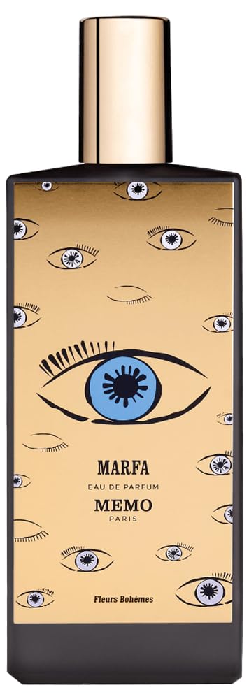 Memo Paris Marfa bottle front, elegant silhouette for sophisticated evenings.
