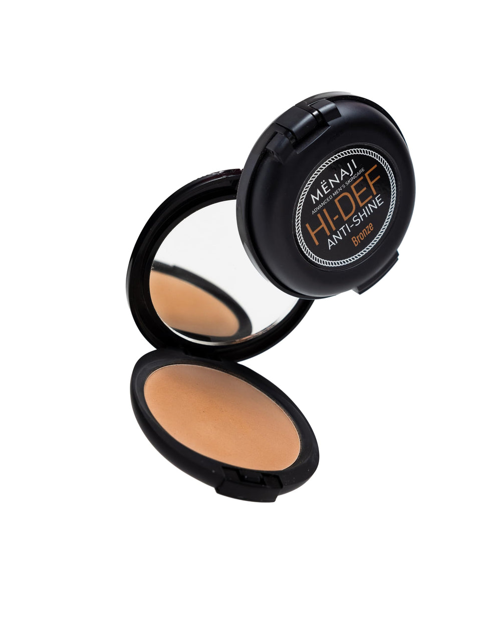 MeNaji HDPV powder compact for shine control on oily skin.