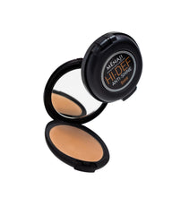MeNaji HDPV powder compact for shine control on oily skin.