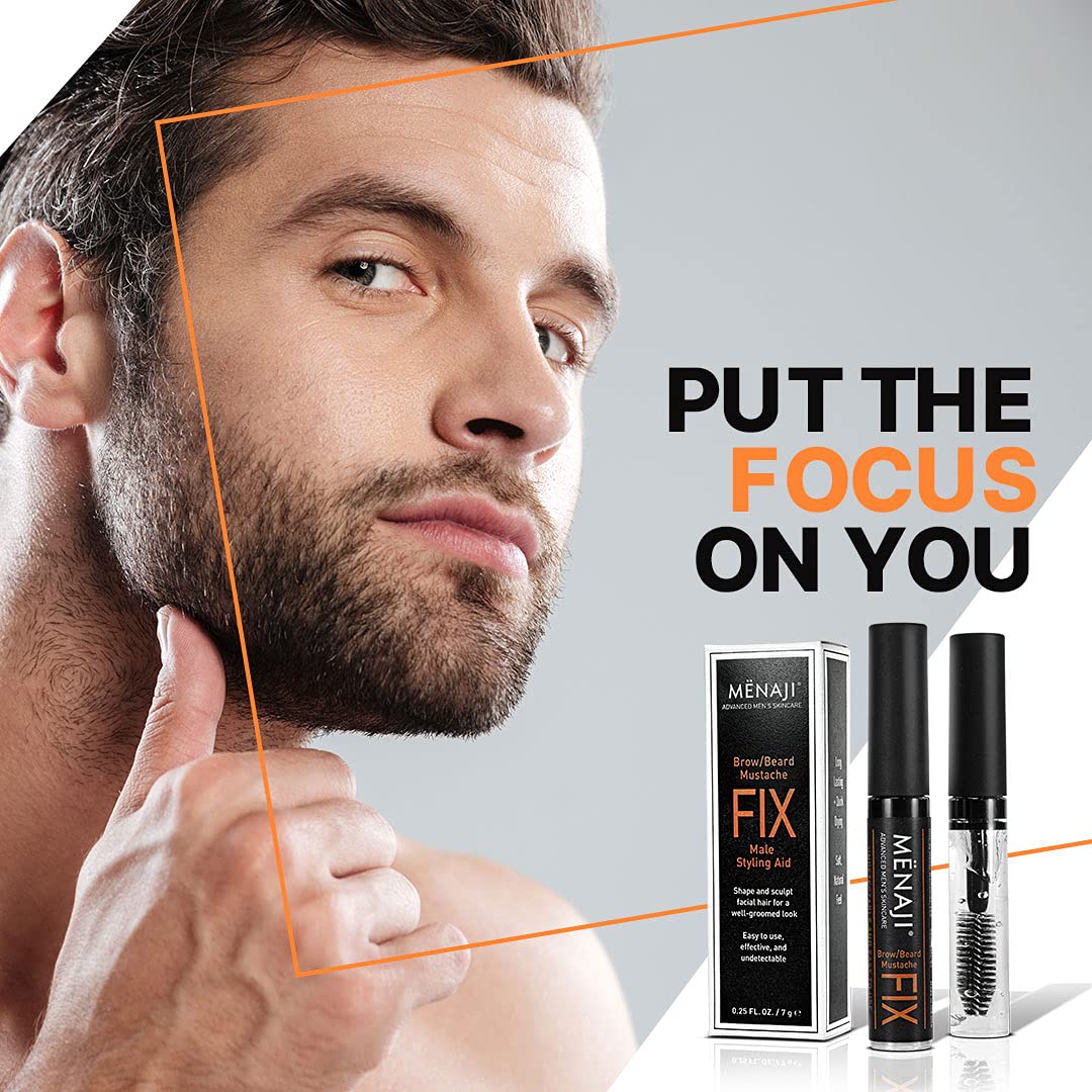 MËNAJI The FIX tames eyebrows, mustache, and sideburns with precision.