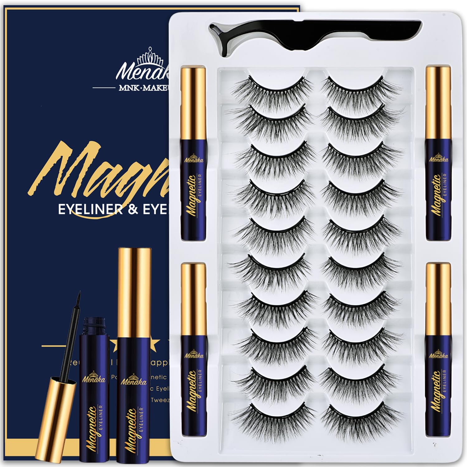 Menaka reusable magnetic lashes save money with multiple uses