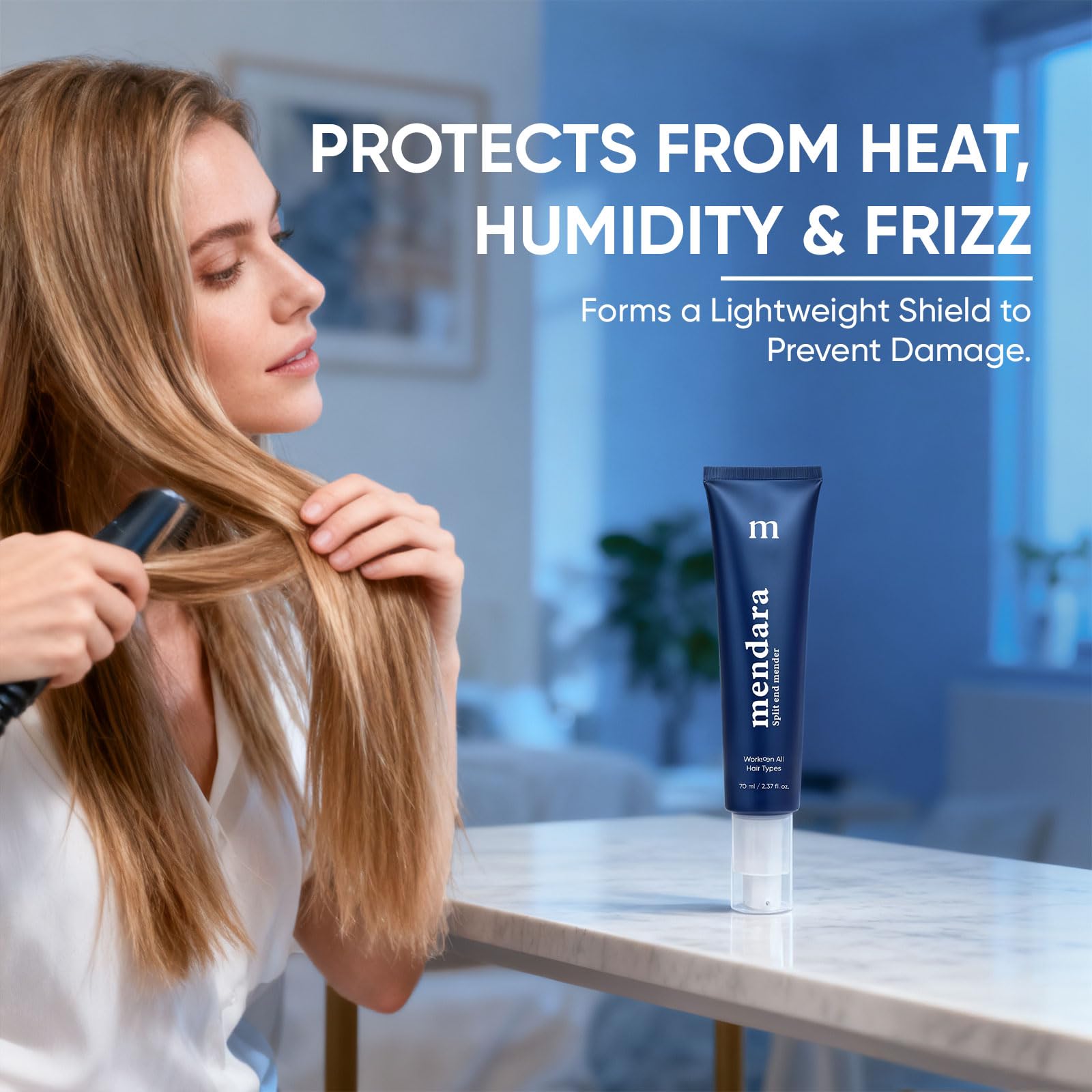 MENDARA Split End Mender suitable for all hair types.