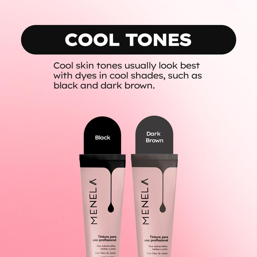 Menela Eyebrow Color Gel finished brows with soft defined look