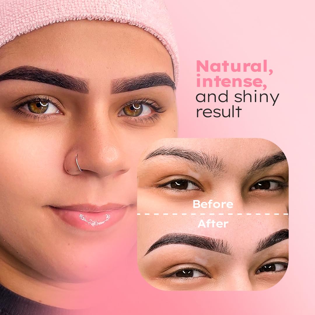 Packaging highlights vegan, ammonia-free formula.