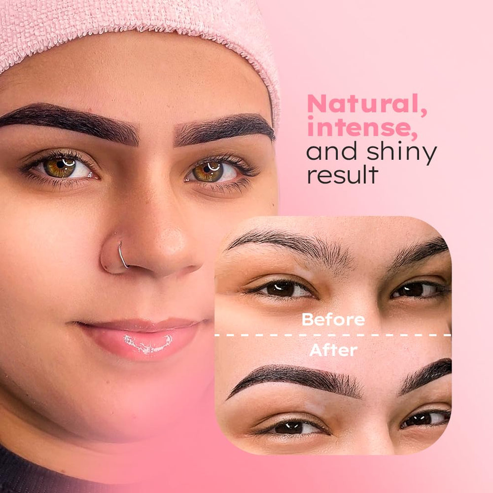 Packaging highlights vegan, ammonia-free formula.