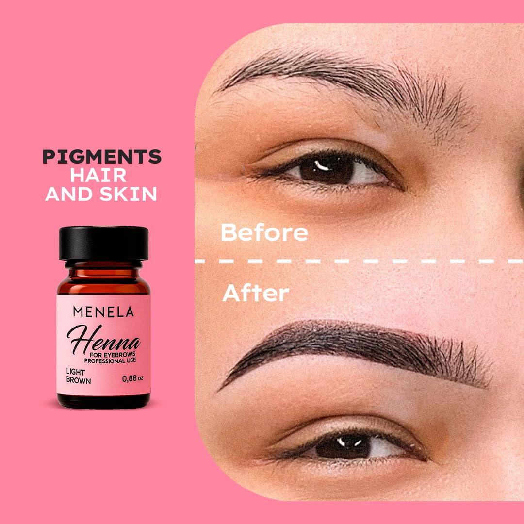 MENELA fixer 15ml bottle seals tint and extends wear.