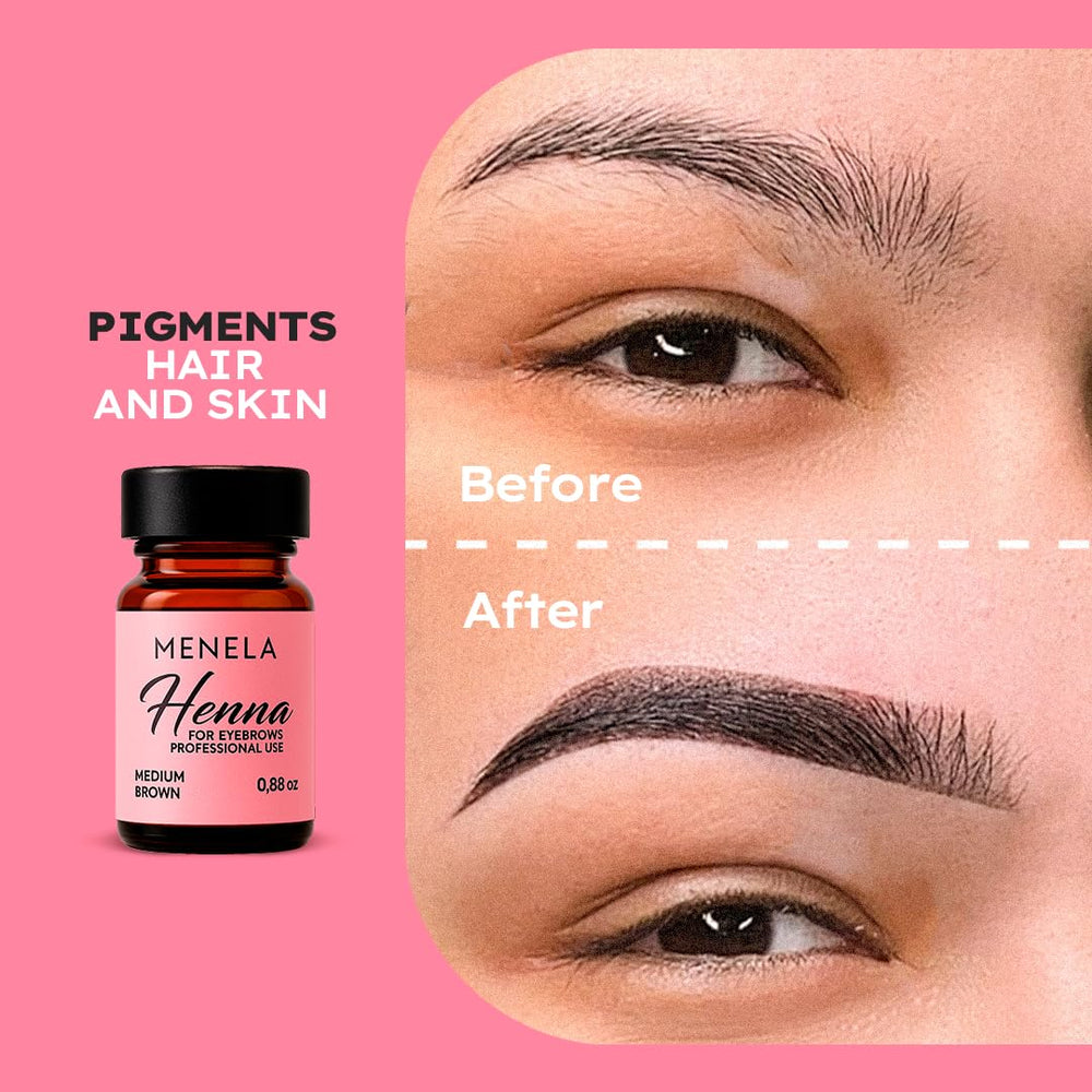 MENELA Fixer bottle with bamboo extract supports nourishing brow tint