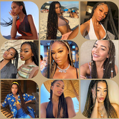 Menethe Hair easy-install braiding hair saves time on twists and crochet braids.