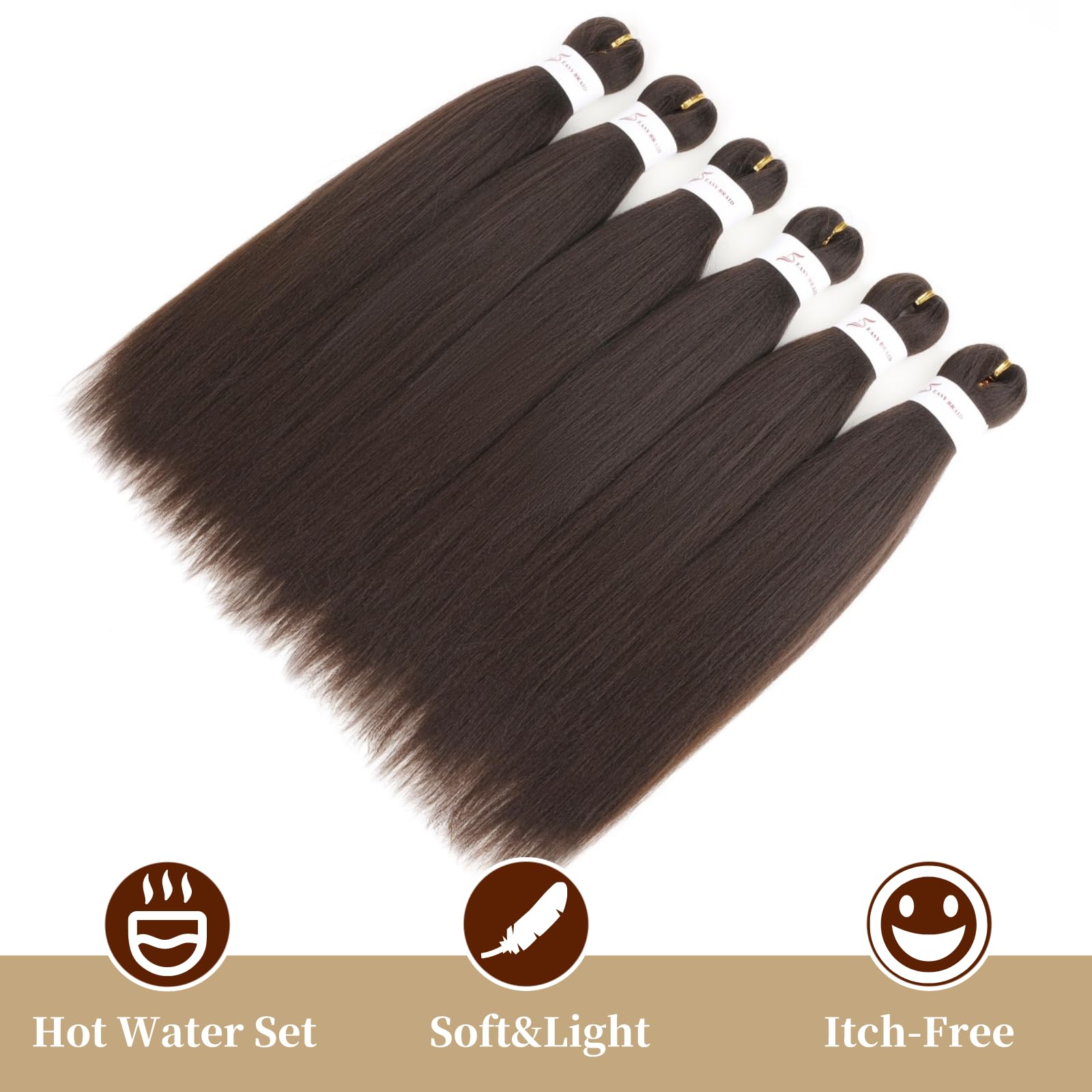 Menethe Hair includes crochet needle and rubber bands for convenient styling.