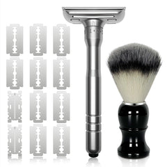 MenGate adjustable safety razor head for precise, customizable shave across facial angles
