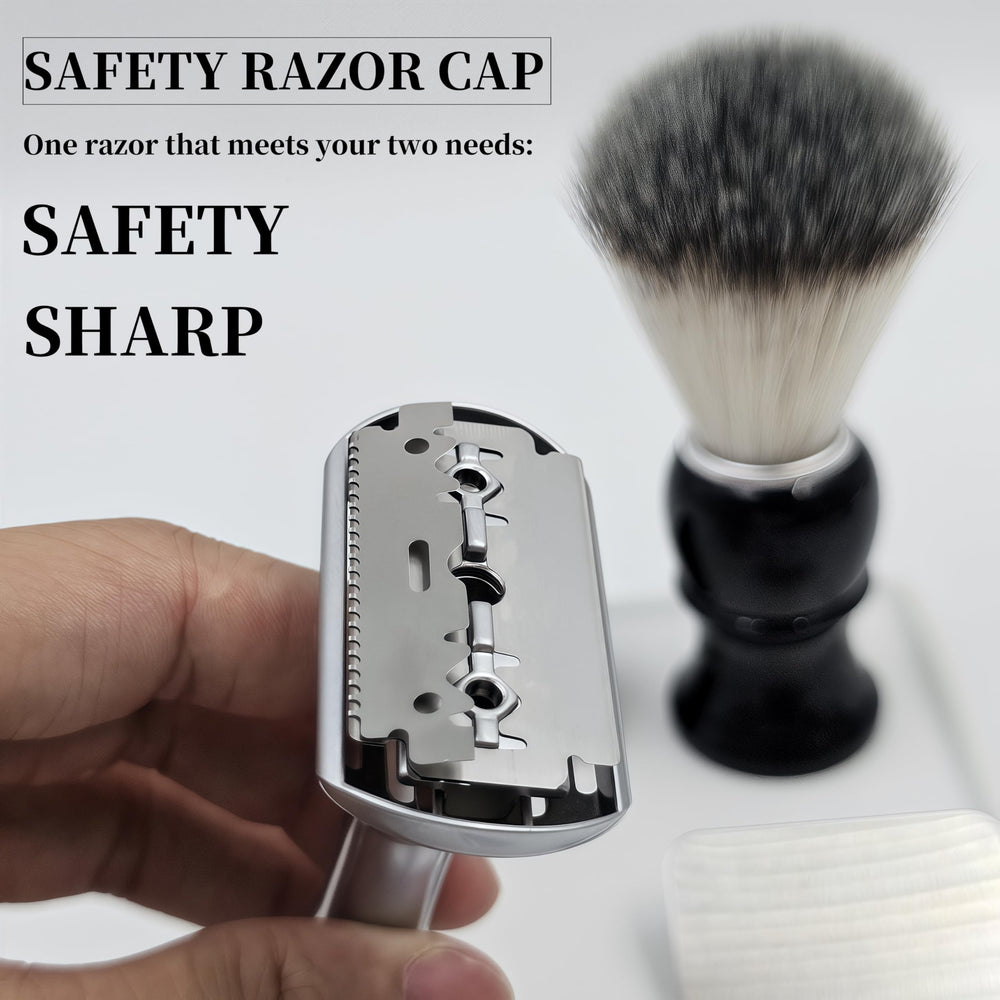 MenGate bottom button loading enables easy blade replacement.