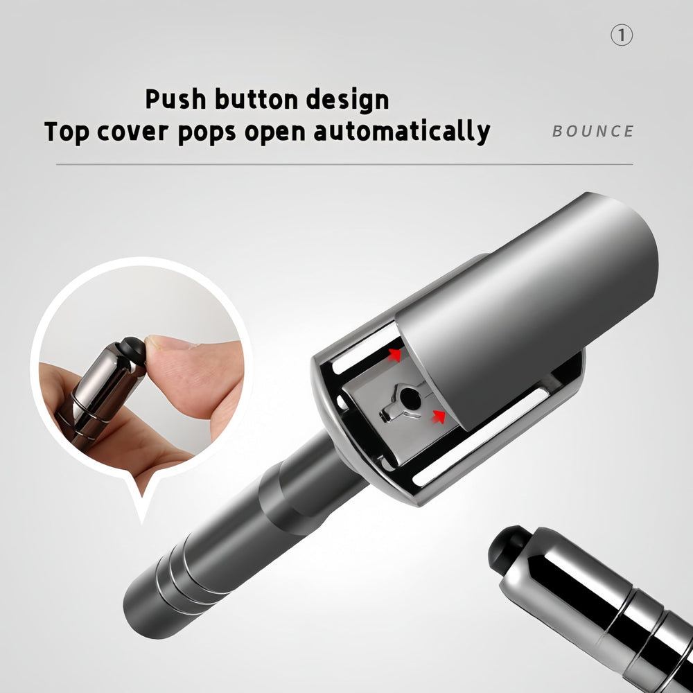 MenGate cleaning brush helps maintain razor hygiene between uses.