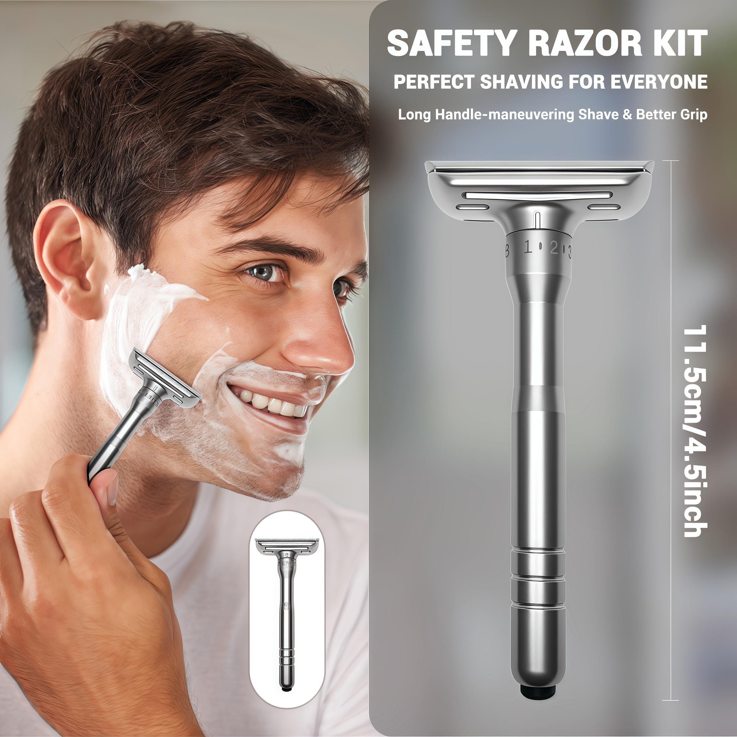 MenGate cleaning brush designed for quick razor maintenance