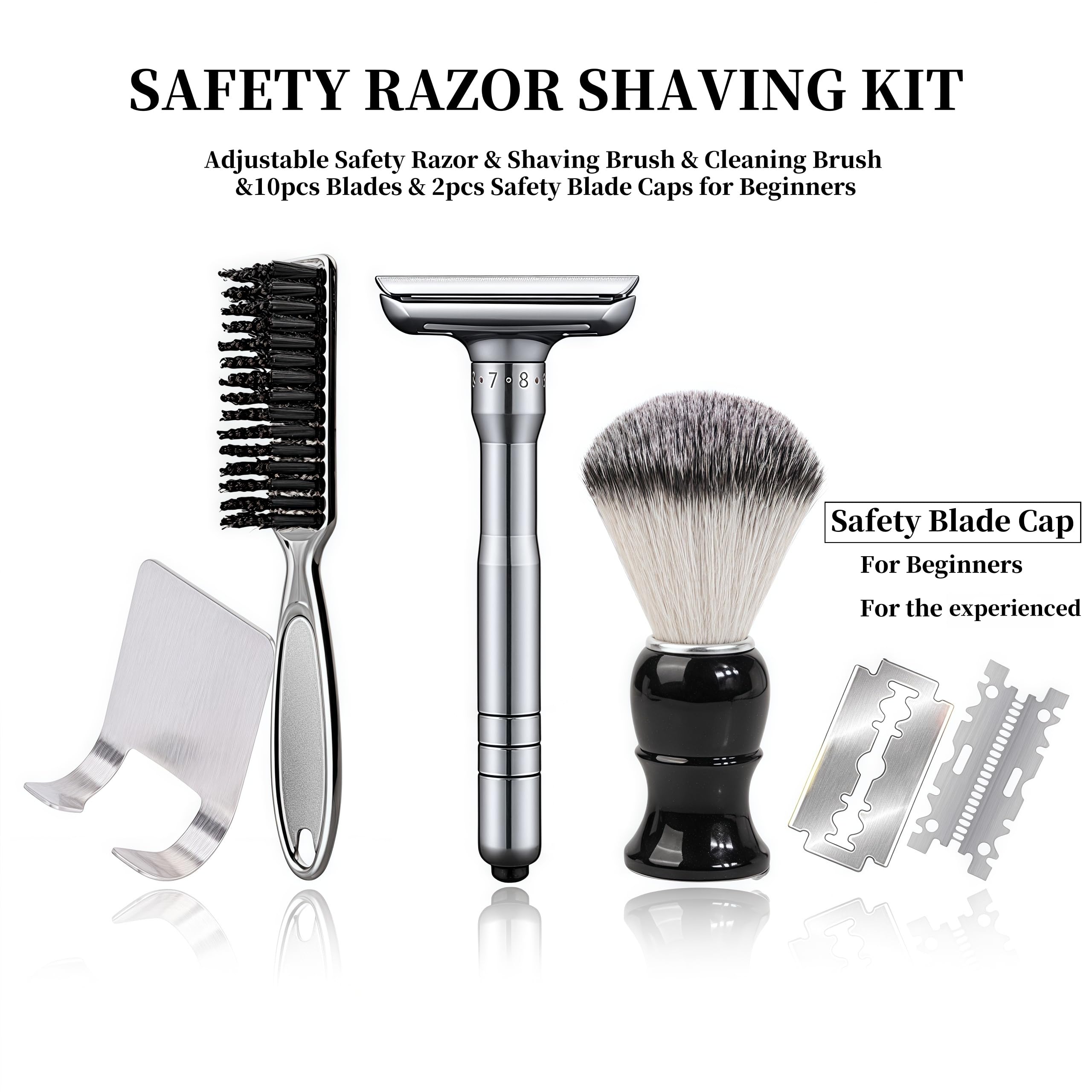 Complete MenGate shaving kit display, suitable for gifting or daily use